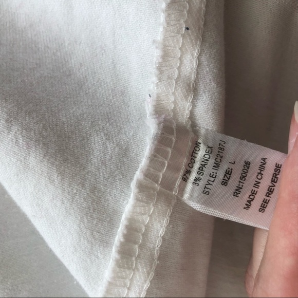 White Cropped Jean Jacket - Picture 6 of 6